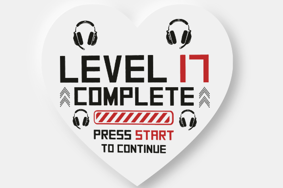 17TH BIRTHDAY GAMER GIFT Graphic Design for Your POD Business