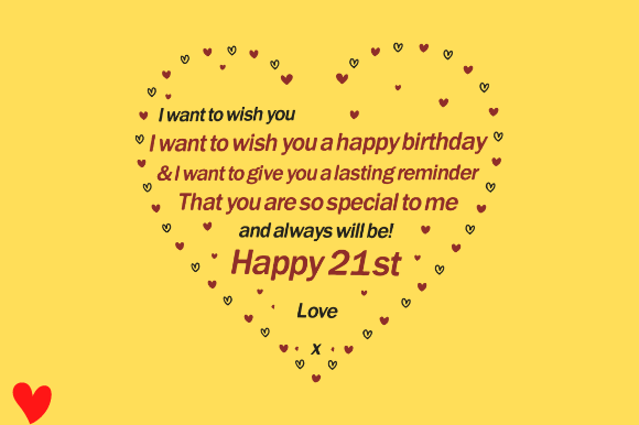 21ST BIRTHDAY GIFT Graphic Design for Crafts and Content Publishing