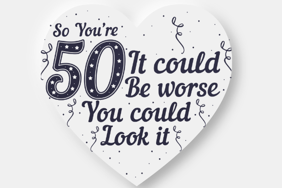 50TH BIRTHDAY for MUM DAD Graphic Design for Crafts