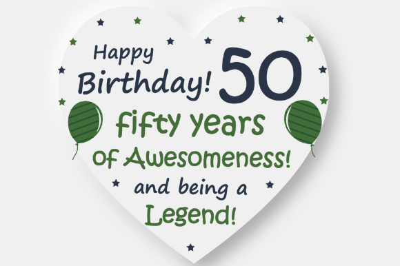 50TH BIRTHDAY GIFTS for MEN WOMEN Graphic Design