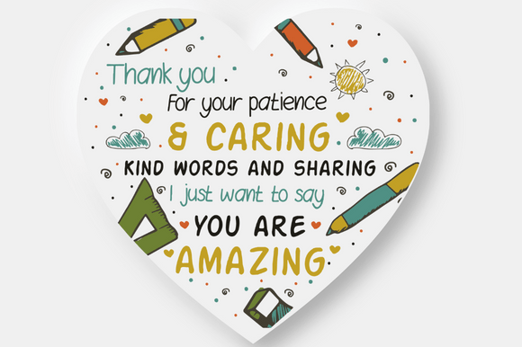 GIFT for TEACHER and ASSISTANT Graphic Design for Crafts