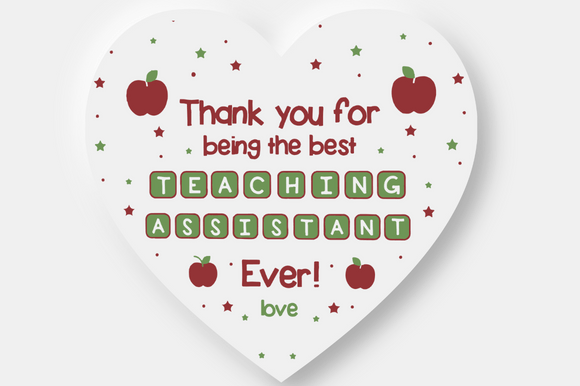 GIFT for TEACHING ASSISTANT Graphic Design for Crafts