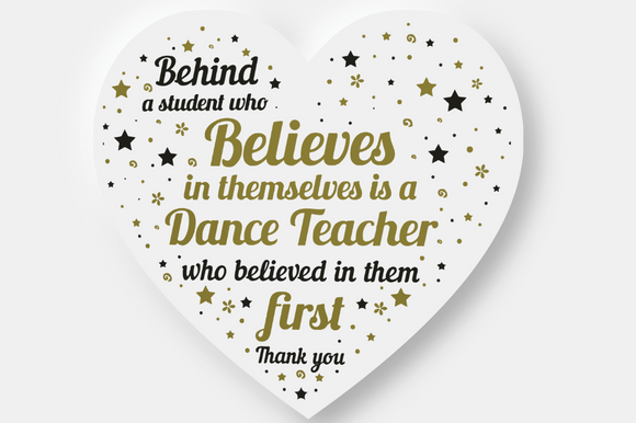 MUSIC DANCE TEACHER GIFT Graphic Design for Crafts