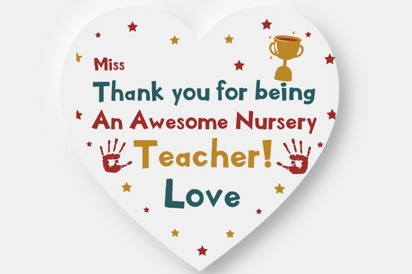 Nursery Teacher Gift Graphics for Crafts